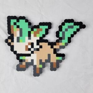 Leafeon Menu Sprite Pokemon Perler